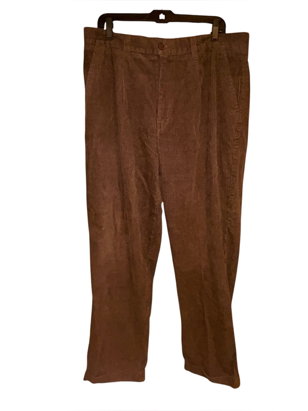 Linea Uomo Brown Corduroy Pants Mens 36x32 Straight Leg Academia Normcore